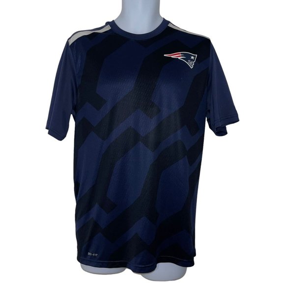 NFL Apparel Nike New England Patriots Mens Althetic Shirt M On Field Dri Fit - Picture 1 of 10